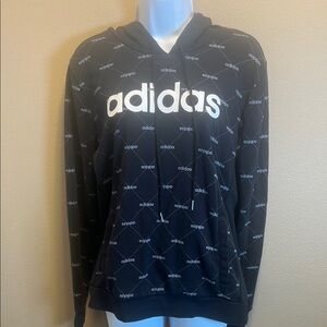 Adidas Women’s Black Hoodie Size Large